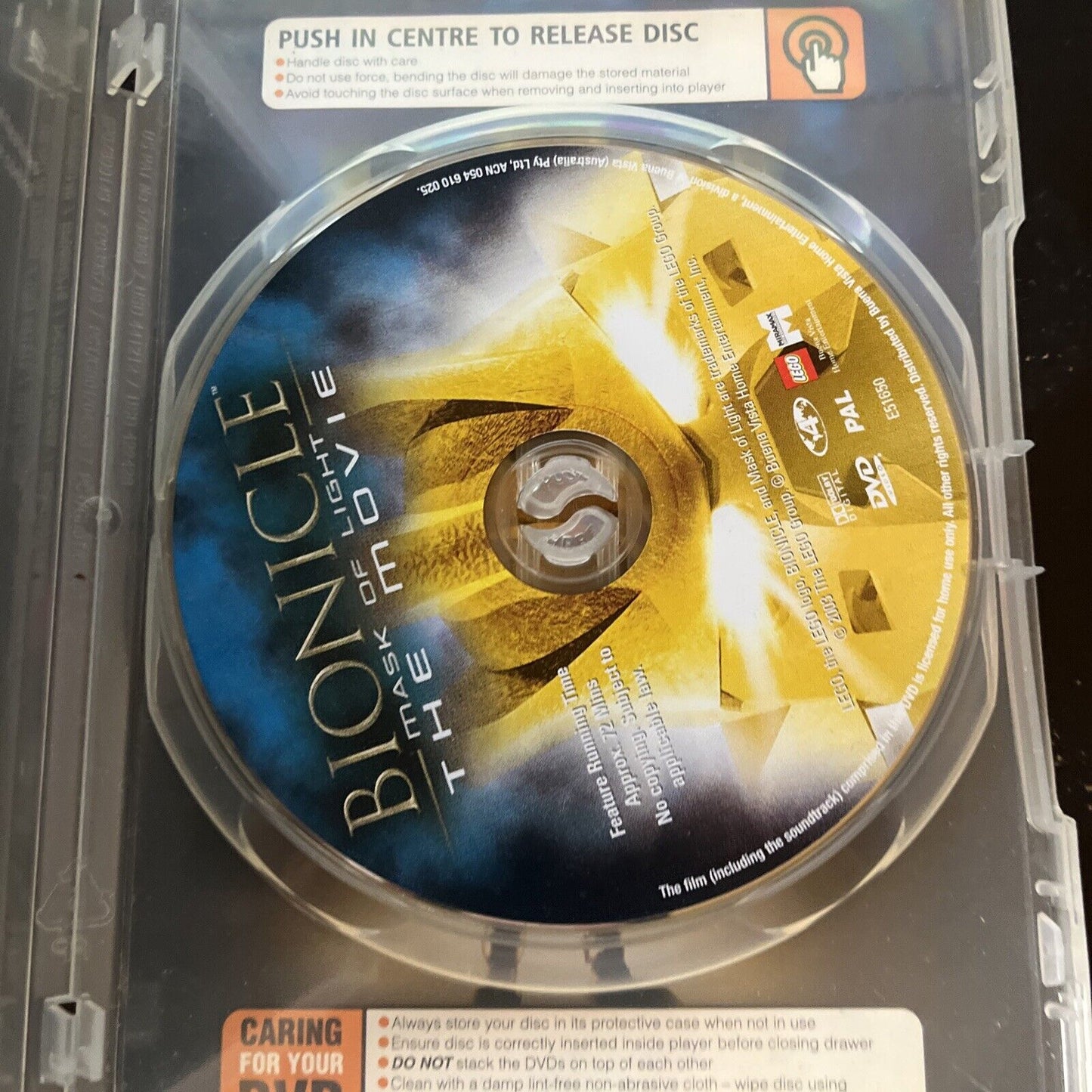 Bionicle - Mask Of Light - The Movie (DVD, 2001) Region 4