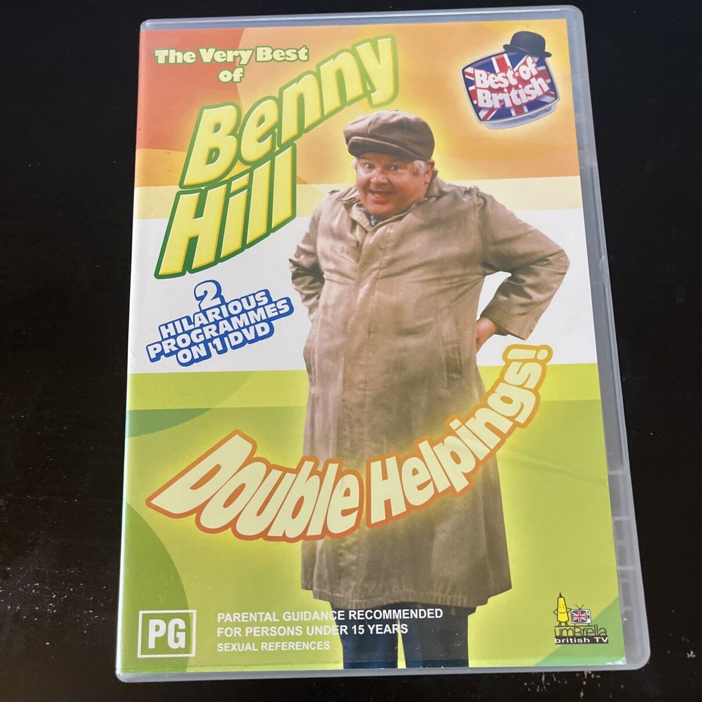 The Very Best Of Benny Hill - Double Helpings (1990-98) (DVD, 1990) All Regions