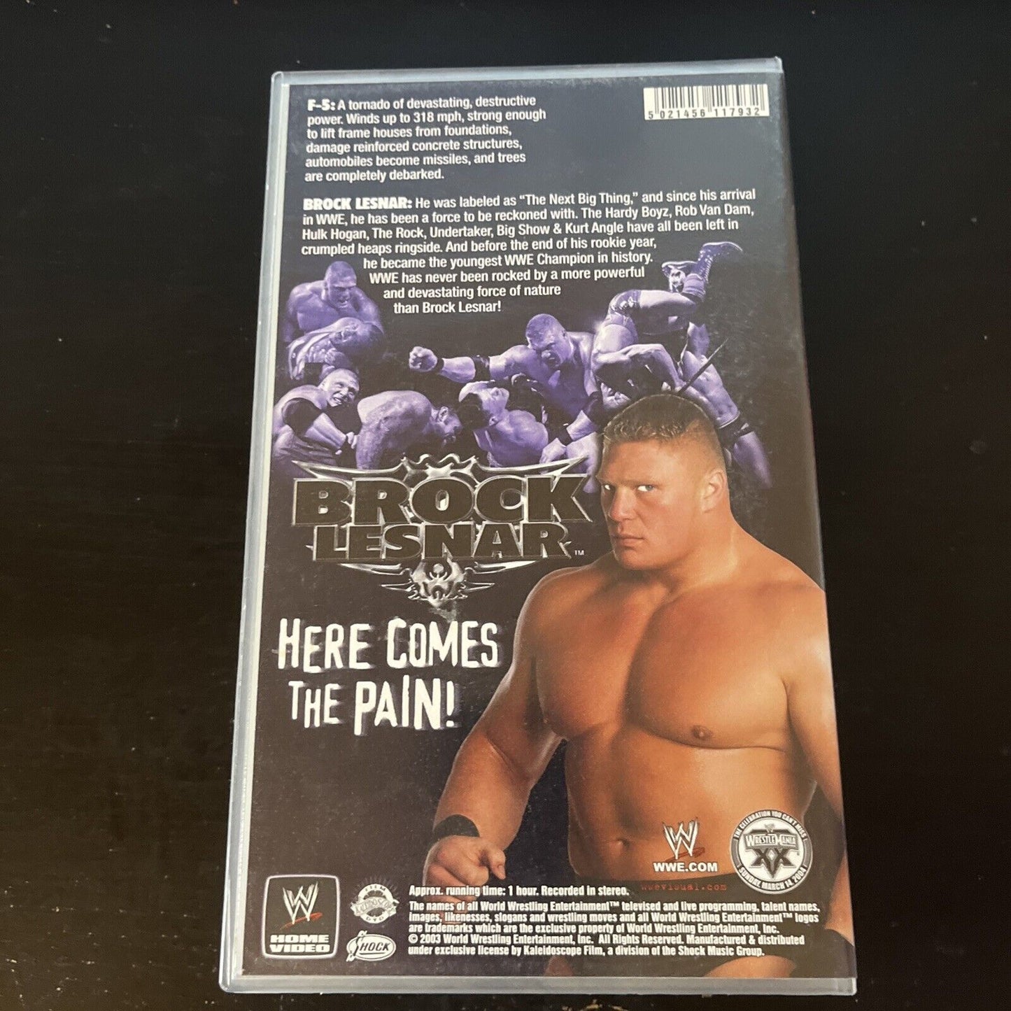 WWE: Brock Lesnar - Here Comes The Pain! (VHS, 2003) PAL