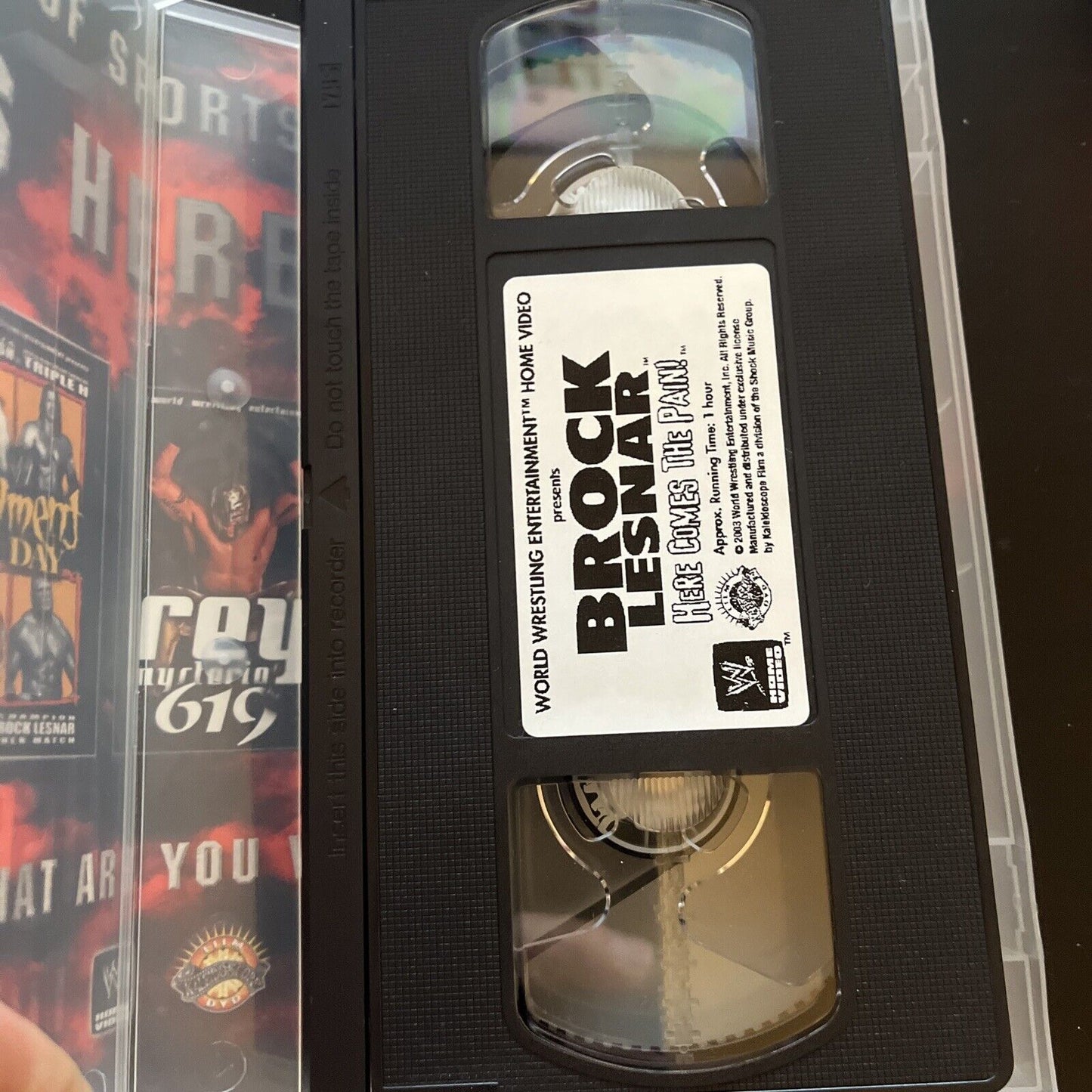 WWE: Brock Lesnar - Here Comes The Pain! (VHS, 2003) PAL