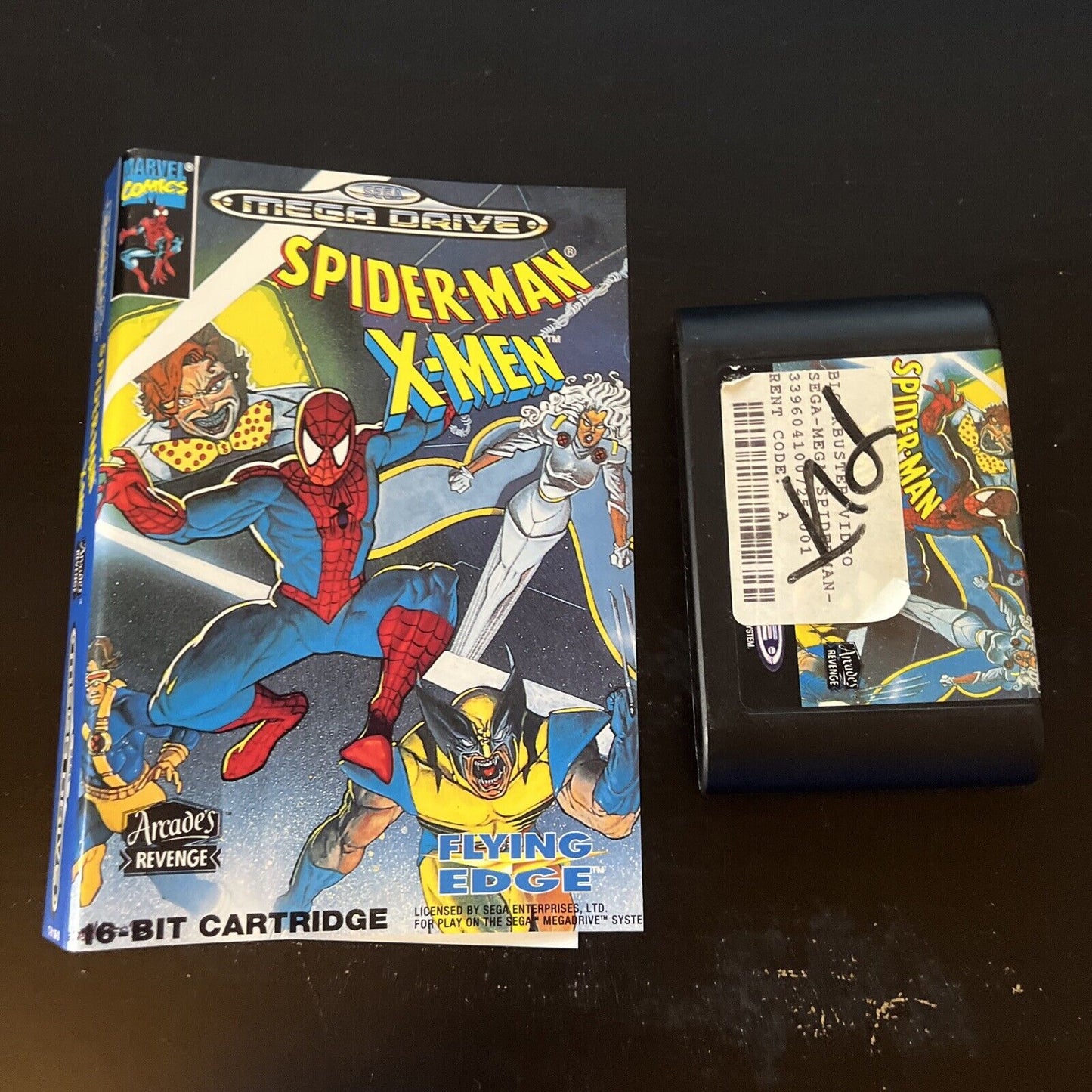 Spider-Man / X-Men Arcade's Revenge Sega Mega Drive PAL *No Box - Ex-Rental*