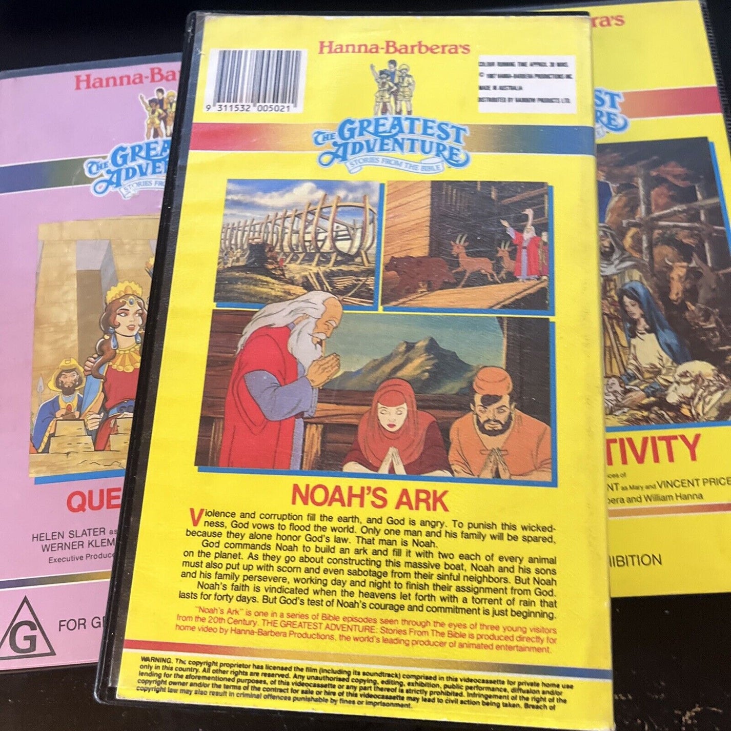 Hanna-Barbera's Greatest Adventure: Noah's Ark, Queen Esther, The Nati ...