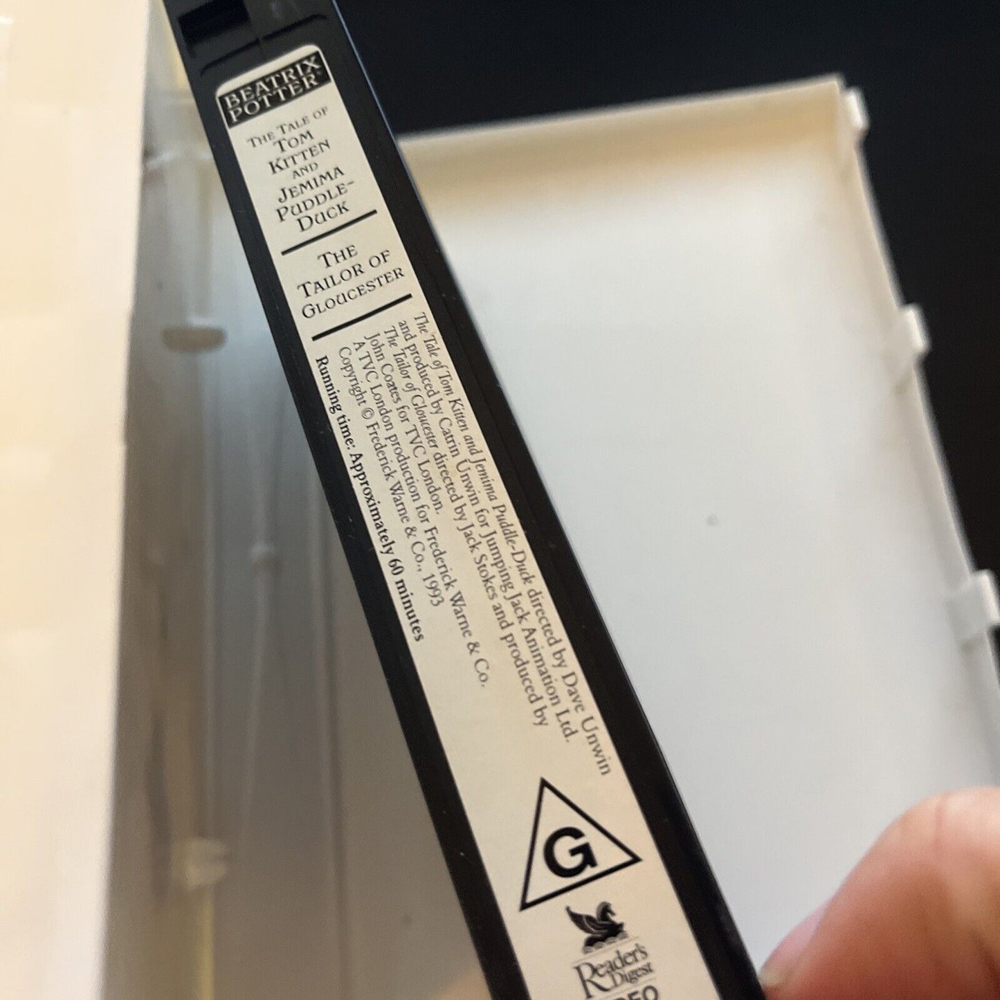 2x Beatrix Potter VHS: The World Of Peter Rabbit And Friends PAL