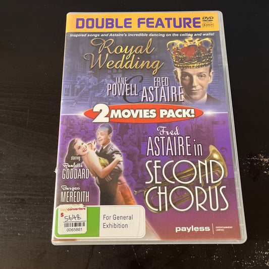 Fred Astaire: Royal Wedding / Second Chorus (DVD, 1951) NEW All Regions