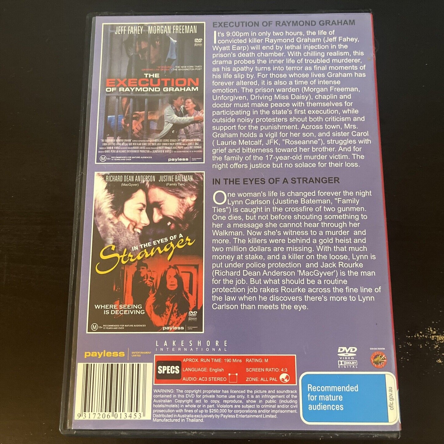 The Execution of Raymond Graham / In The Eyes of a Stranger (DVD) All Regions