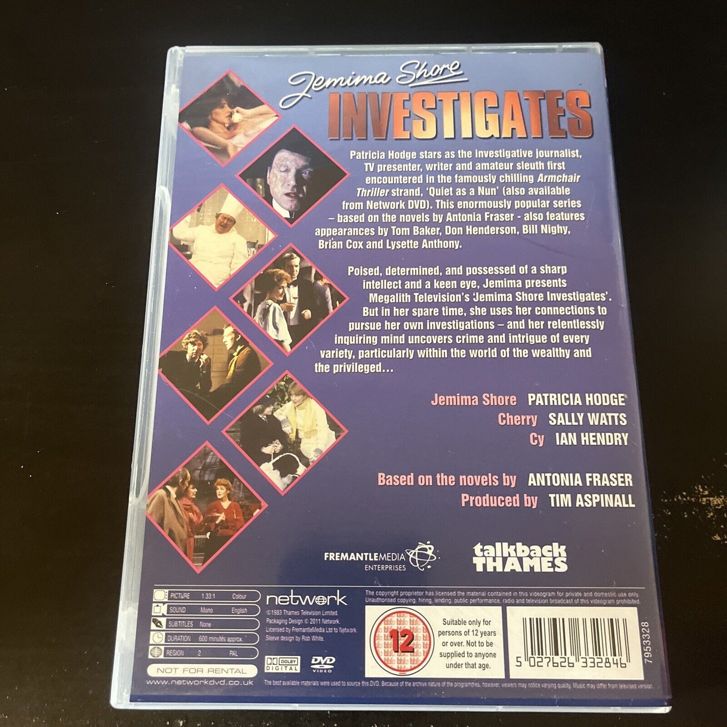 Jemima Shore - Investigates - The Complete Series (DVD, 1983, 3-Disc) Region 2