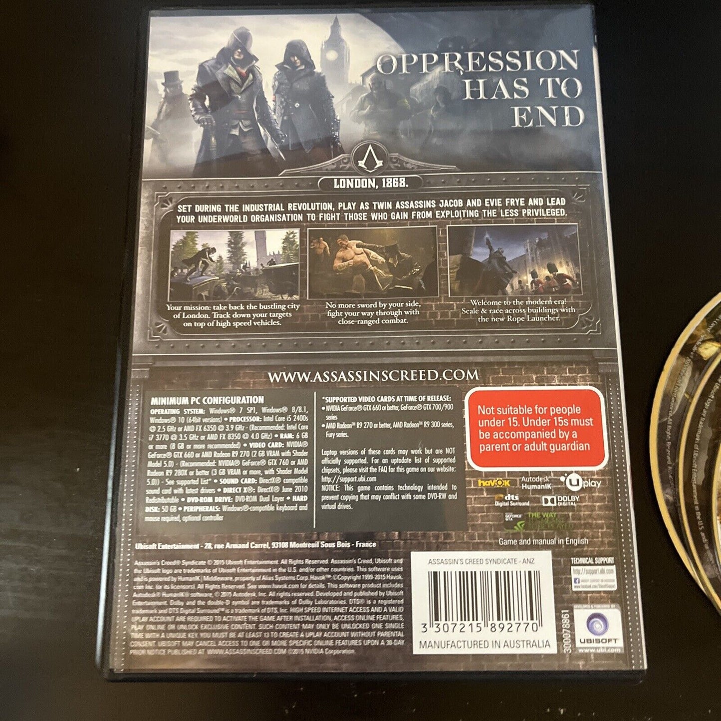 Assassin’s Creed Syndicate - Special Edition PC DVD-ROM 5-Disc