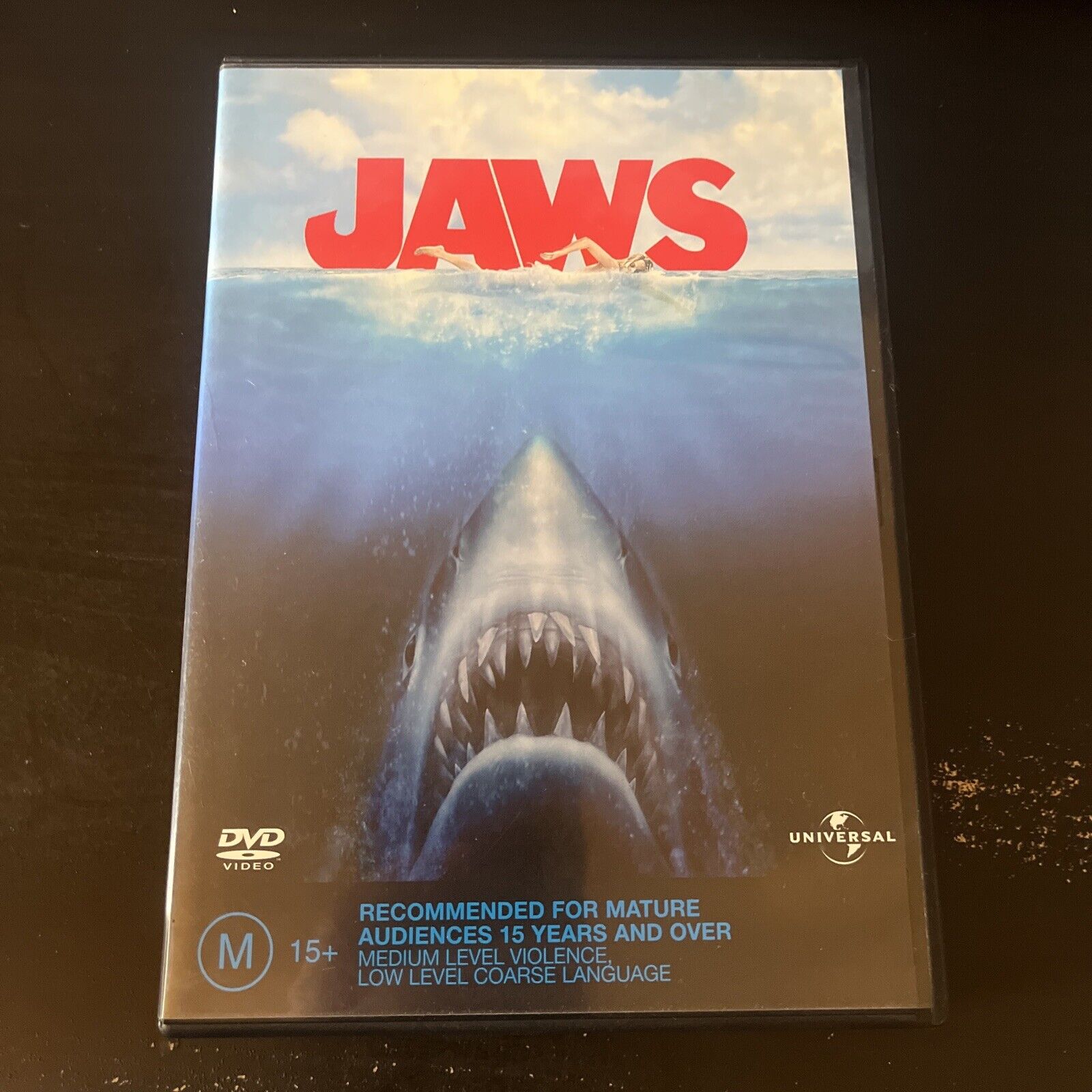 Jaws (DVD, 1975) Roy Scheider, Richard Dreyfuss, Robert Shaw, NEW Regi ...