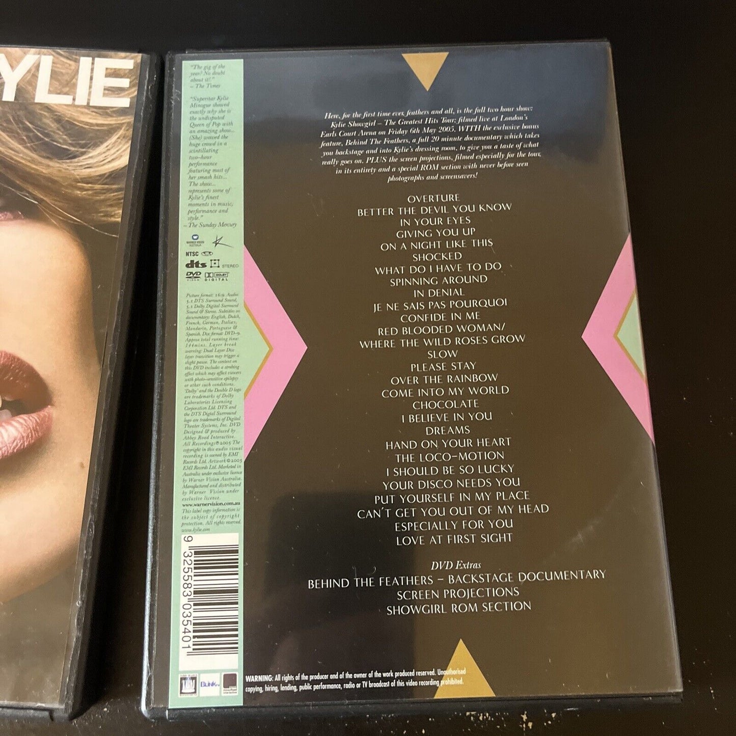 Kylie Minogue - Ultimate Kylie / Kylie Showgirl (DVD, 2004) All Regions