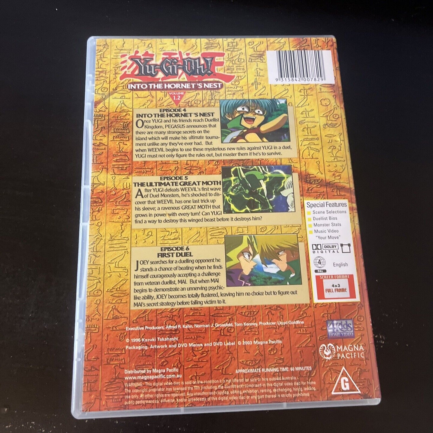 Yu-Gi-Oh! : Vol 1 : Part 2 (DVD, 1996) Region 4