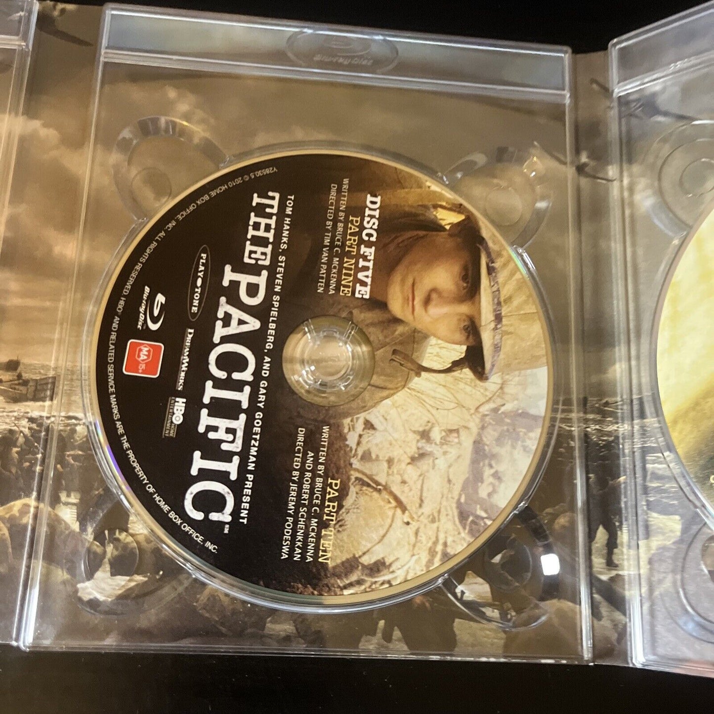 The Pacific - Complete Series (Blu-Ray, 2010, 6-Disc) Steelbook Region B