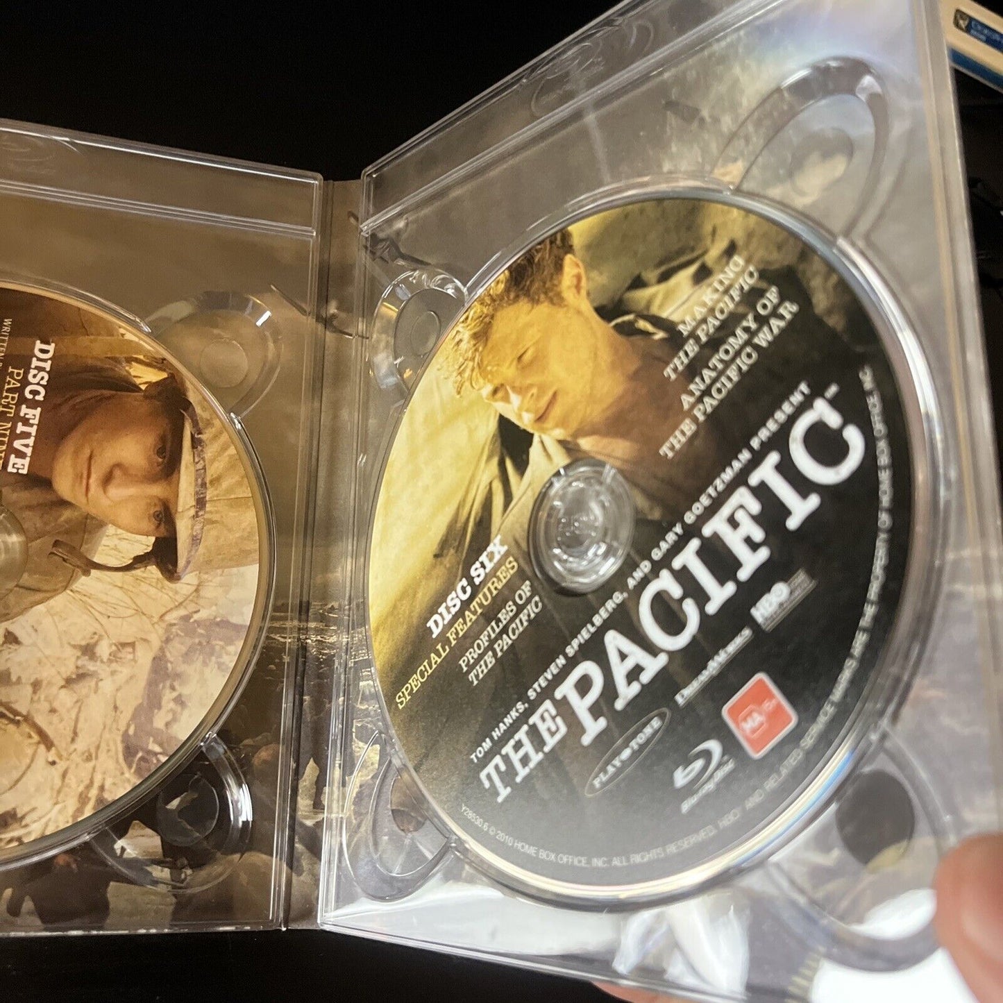 The Pacific - Complete Series (Blu-Ray, 2010, 6-Disc) Steelbook Region B
