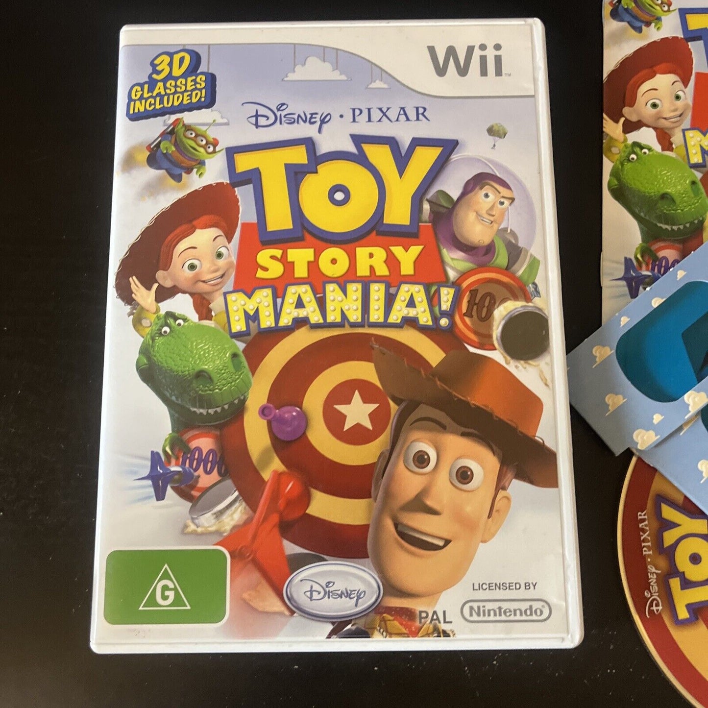 Toy Story Mania - Nintendo Wii Game Complete with Manual & 3D Glasses PAL