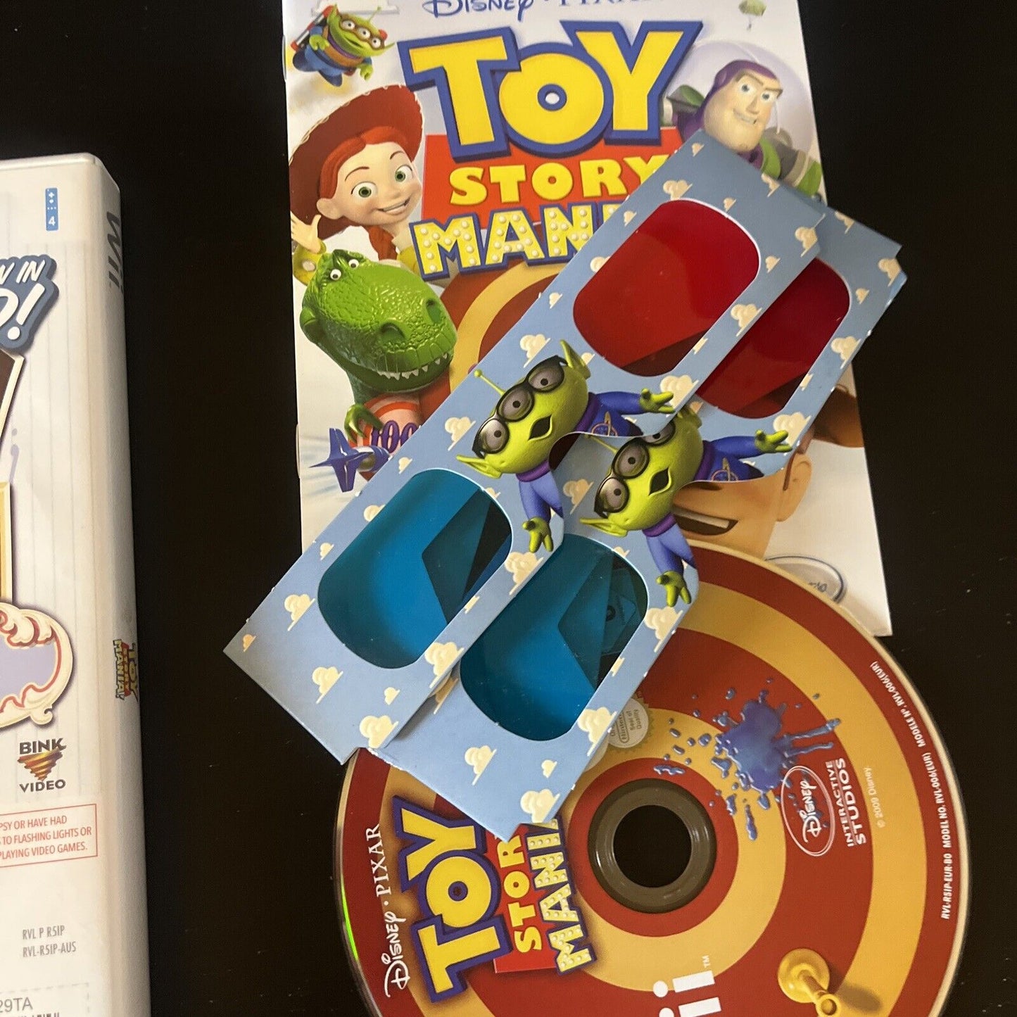 Toy Story Mania - Nintendo Wii Game Complete with Manual & 3D Glasses PAL