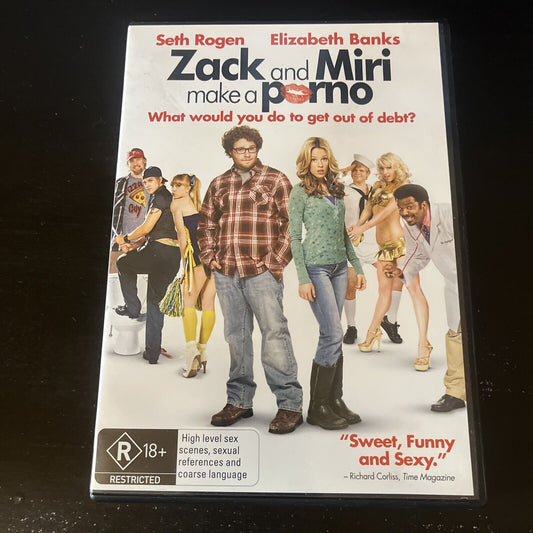 Zack and Miri Make A Porno (DVD, 2008) Seth Rogen, Elizabeth Banks Region 4