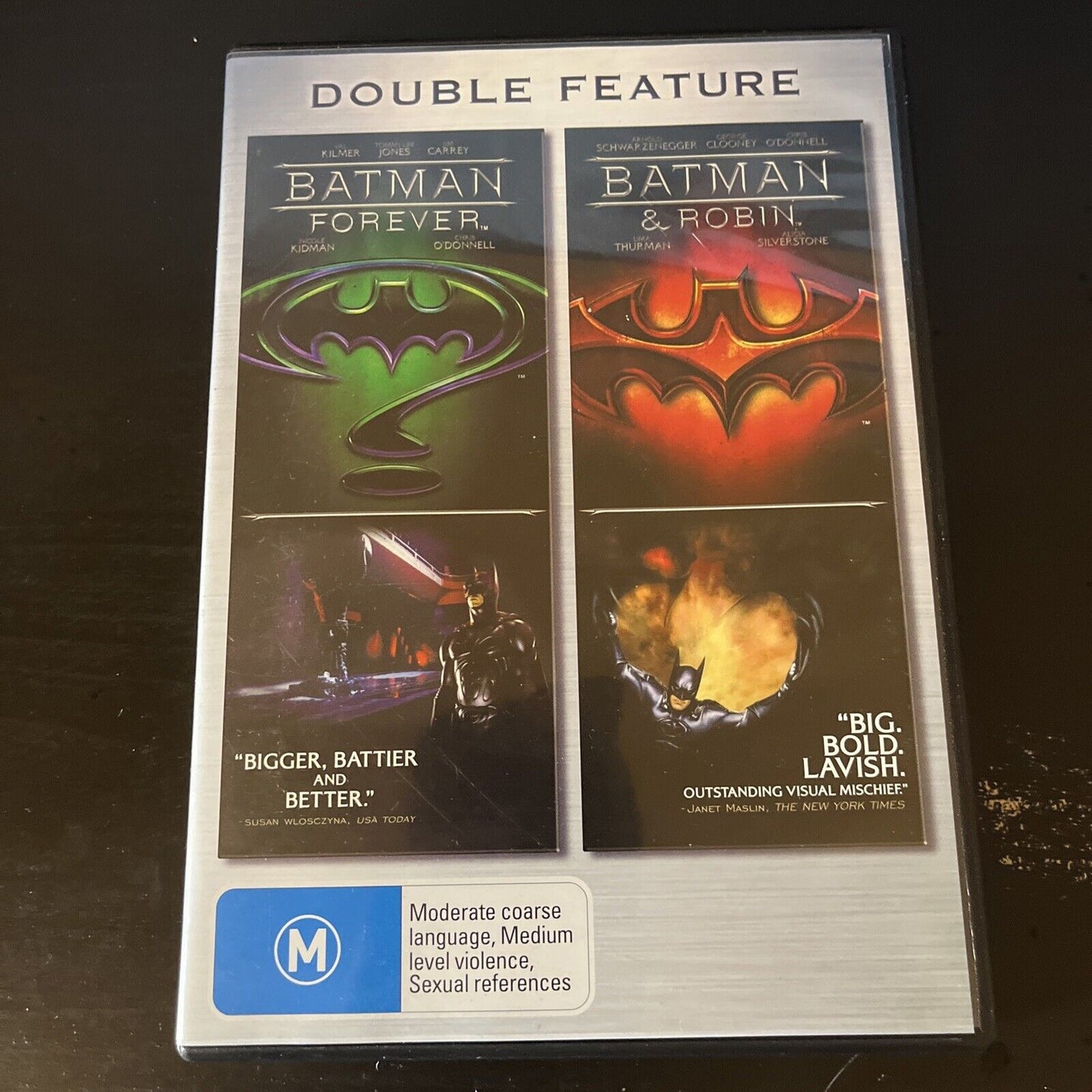 Batman Forever / Batman And Robin (DVD, 1995, 2-Disc)  George Clooney Region 4