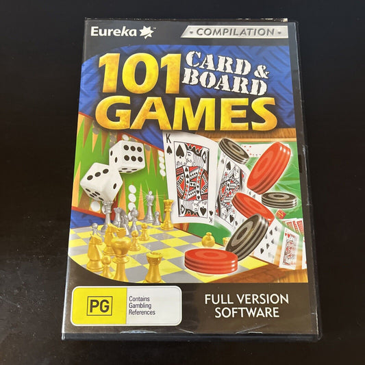 101 Card & Board Games PC CDROM. Video Game (Eureka Multimedia)