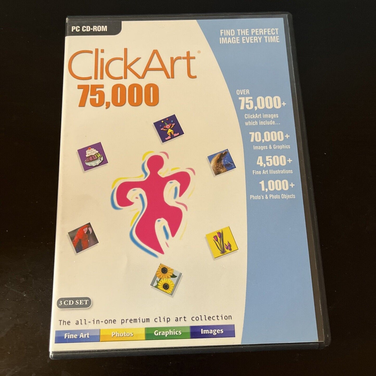 Click Art 75,000 Broderbund PC CDROM