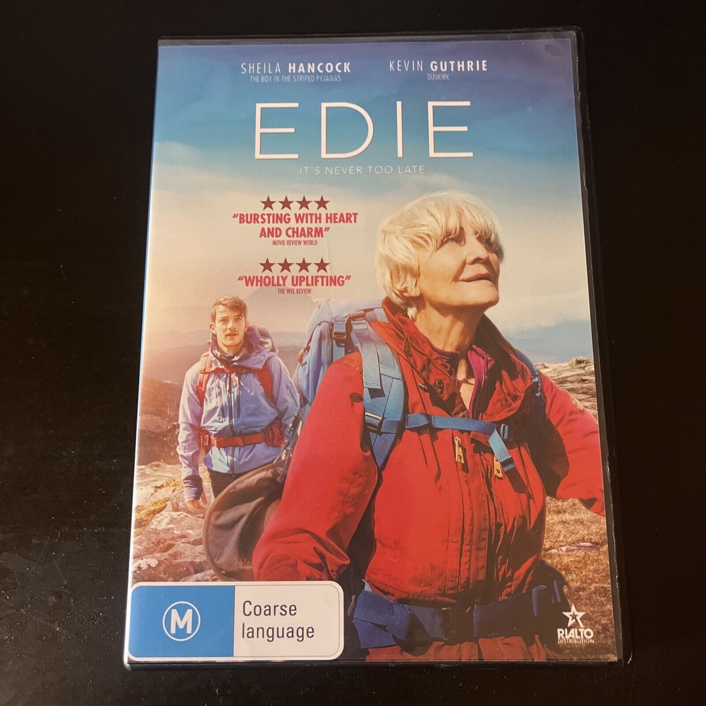 Edie (DVD, 2017) Sheila Hancock, Kevin Guthrie, Paul Brannigan, NEW Region 4