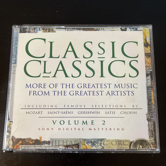 Classic Classics - Music From The Greatest Artists - Volume 2 (CD, 1996, 3-Disc)