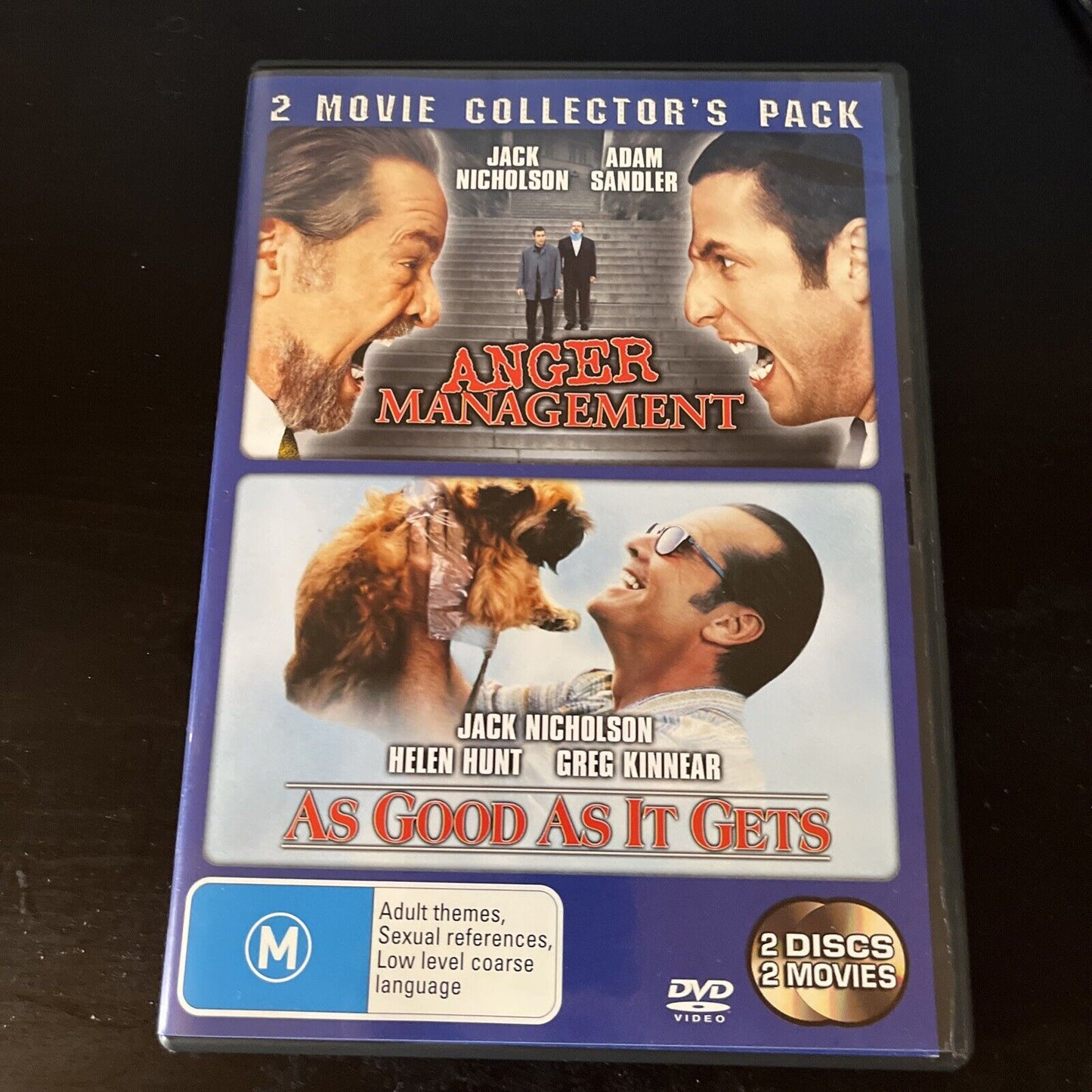 Anger Management / As Good As It Gets (DVD, 2003) Jack Nicholson NEW Region 4