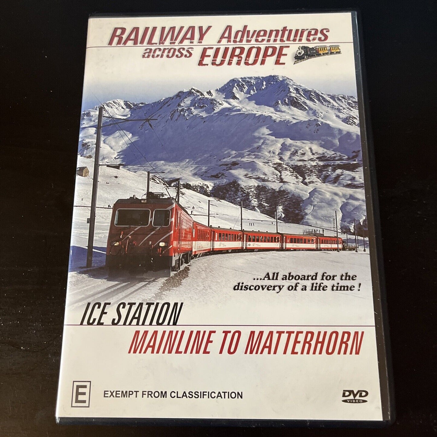 Railway Adventures Across Europe Mainline To Matterhorn (DVD) NEW All Regions