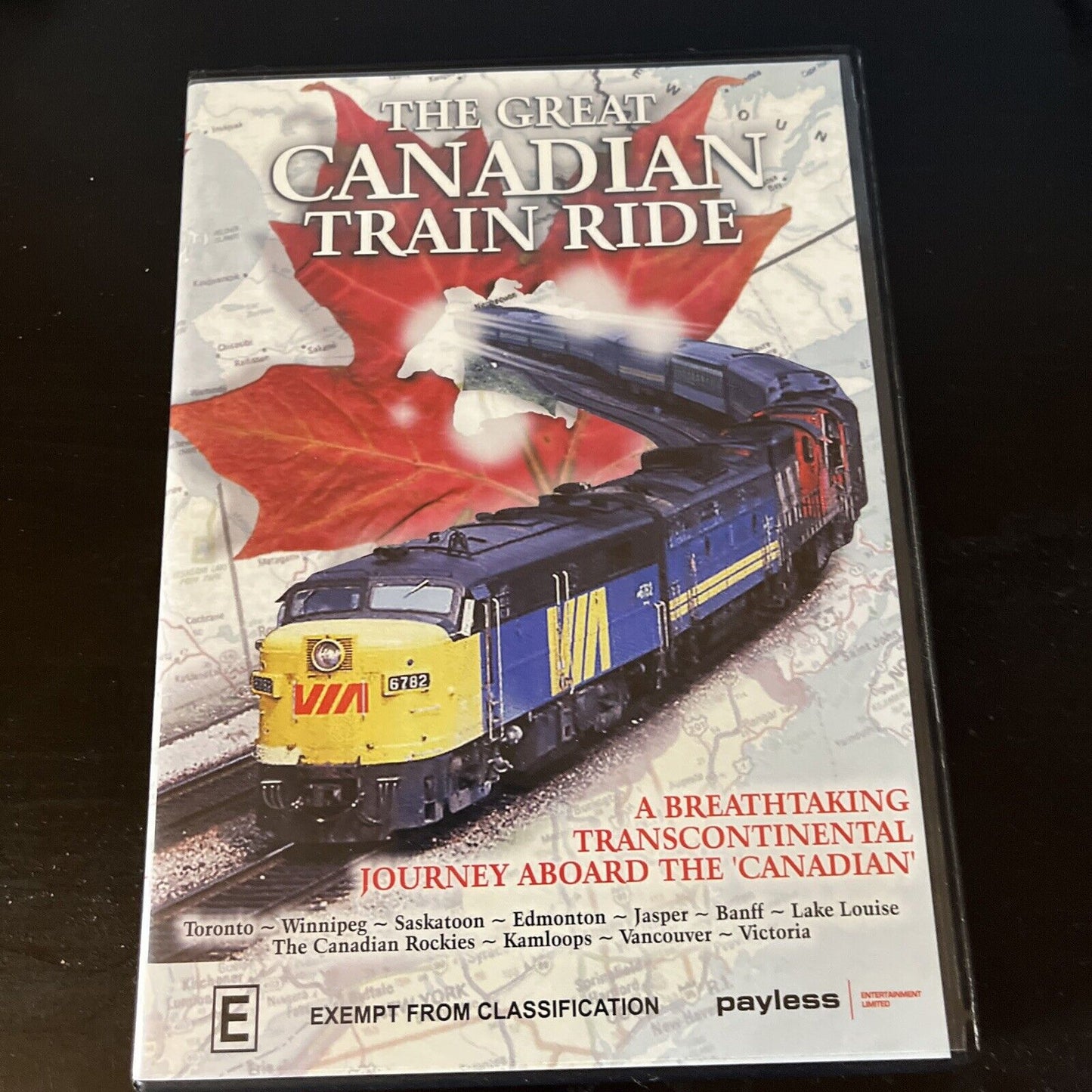 The Great Canadian Train Ride (DVD, 1992) Doug Jones Documentary NEW All Regions