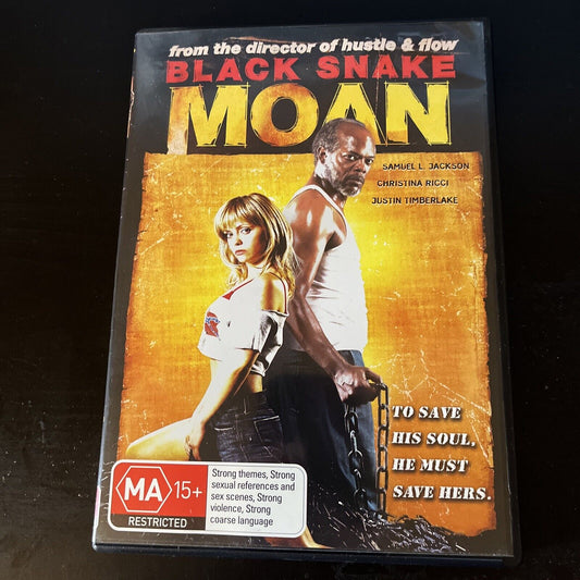 Black Snake Moan (DVD, 2006) Samuel L. Jackson, Christina Ricci, NEW Region 4