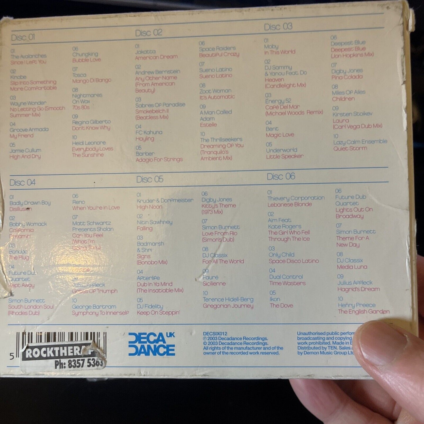 The Ultimate Chillout Classics by Various Artists (CD, 2003, 6-Disc)