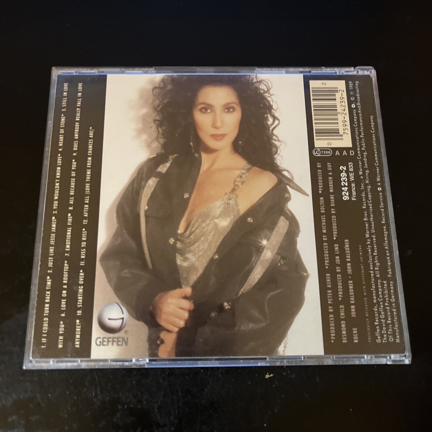 CHER - Heart Of Stone (CD, 1989) 924239-2