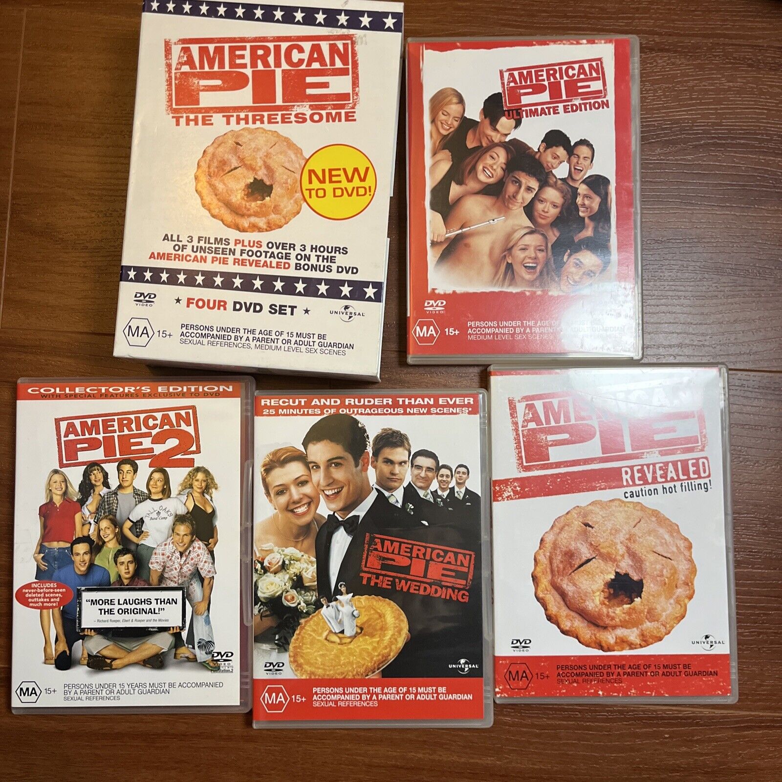 American Pie 1 & 2 / American Pie The Wedding / American Pie Revealed ...