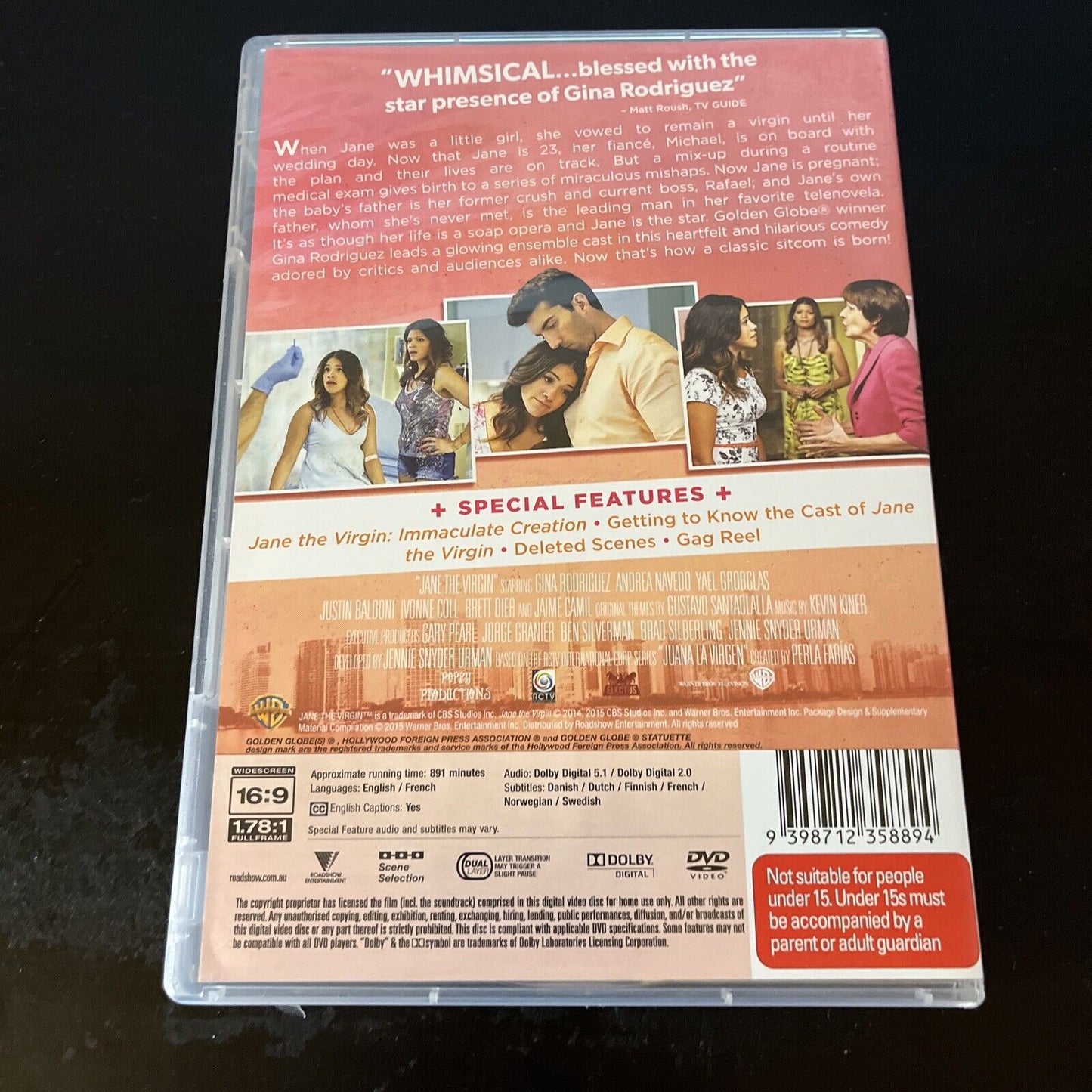 Jane The Virgin : Season 1 (DVD, 2014, 4-Disc) NEW Region 4
