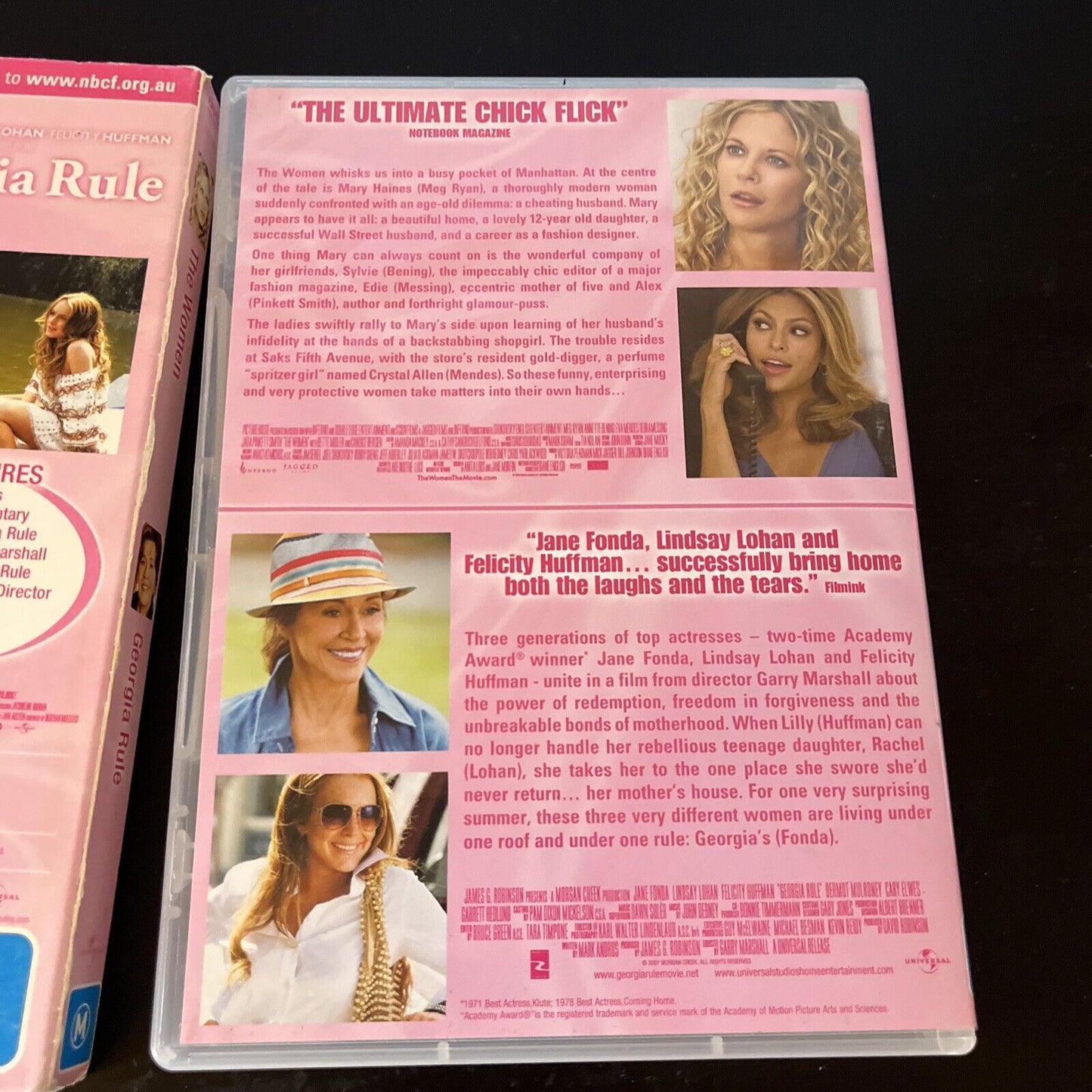 The Women / Georgia Rule (DVD) Meg Ryan, Jane Fonda, Lindsay Lohan Region 4