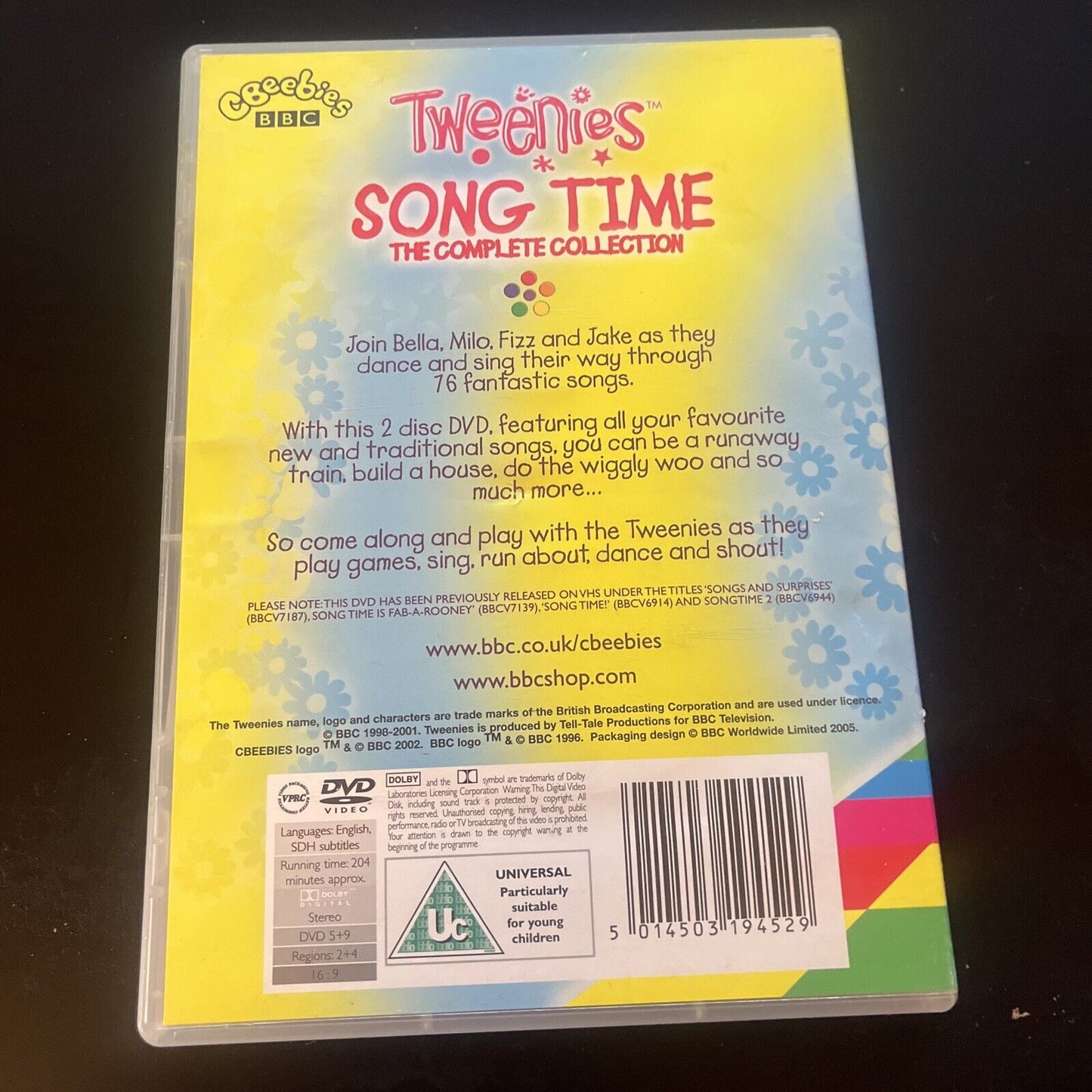 Tweenies - Song Time - The Complete Collection (DVD, 2002, 2-Disc) Region 4 &2