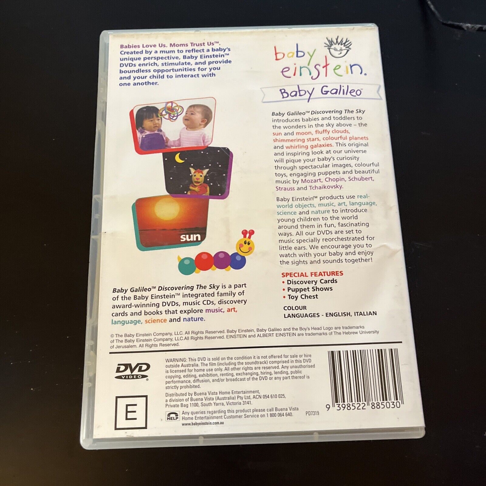 Baby Einstein - Baby Galileo (DVD, 2004) Region 4 – Retro Unit