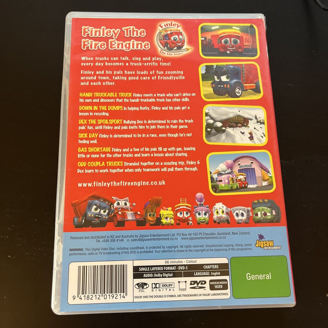 Finley The Fire Engine - Handi Truckable Truck Volume 1 (DVD) Region 4 ...