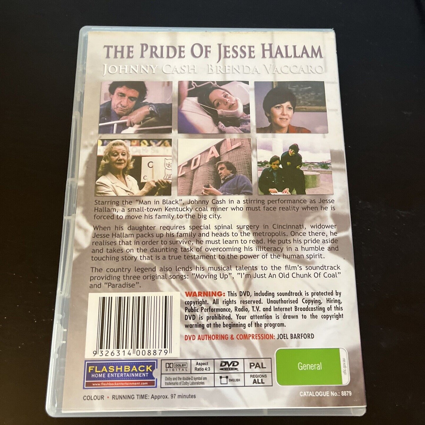 The Pride of Jesse Hallam (DVD, 1981) Johnny Cash, Brenda Vaccaro All Regions