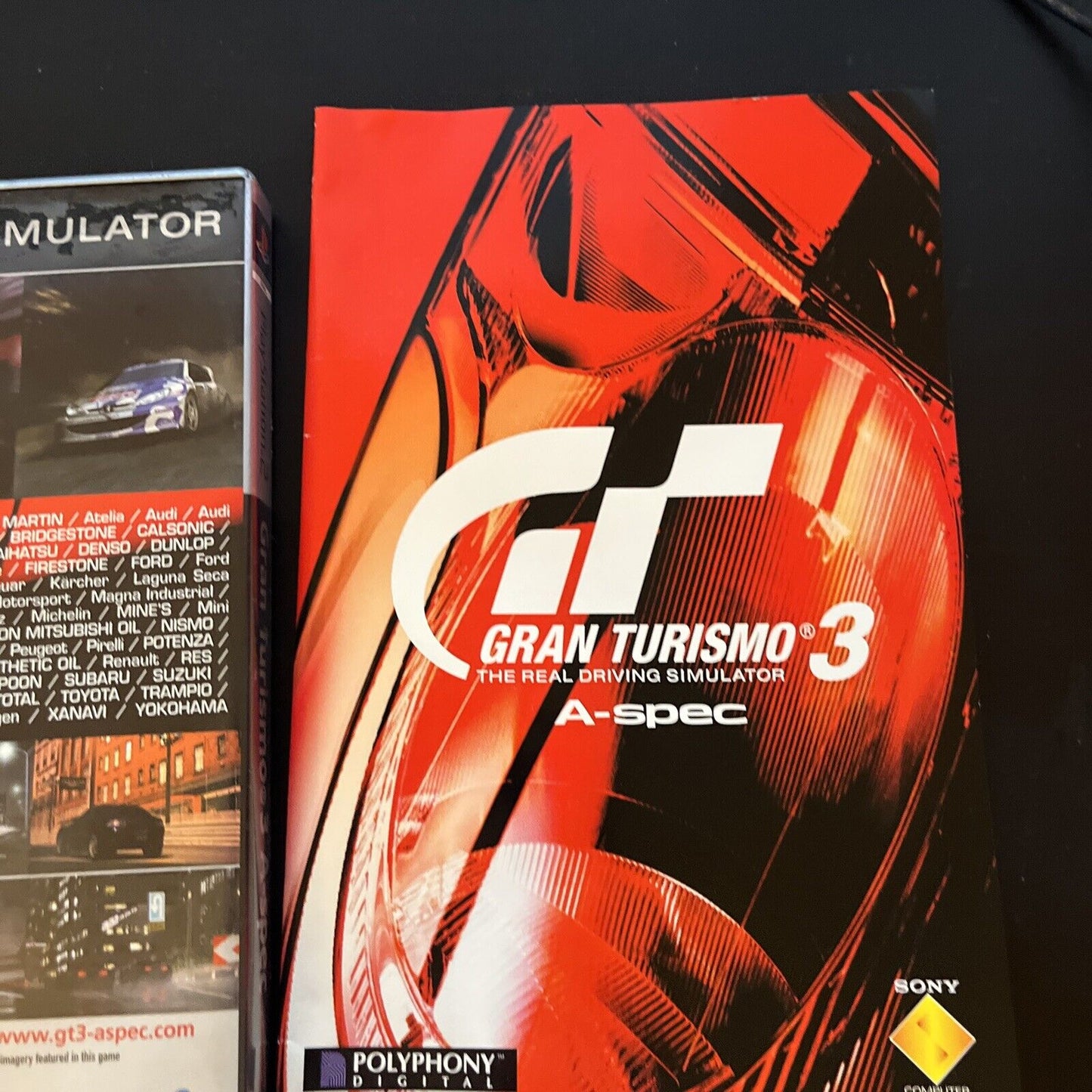 Gran Turismo 3 A-spec Sony PlayStation 2 PS2 Game PAL  - Complete W Manual