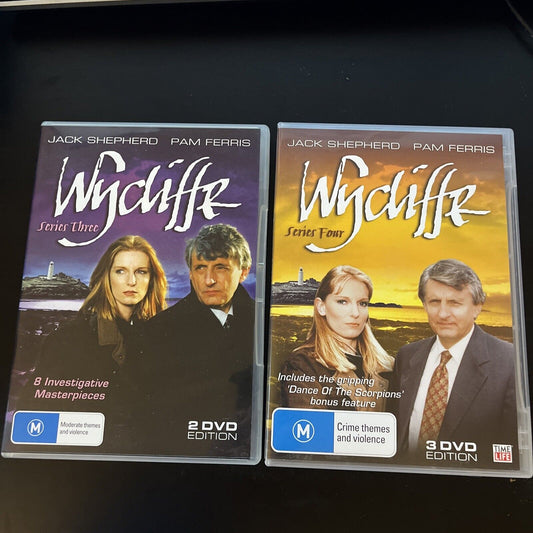 Wycliffe : Series 3 & 4 (DVD, 1995, 5-Disc) Region 4