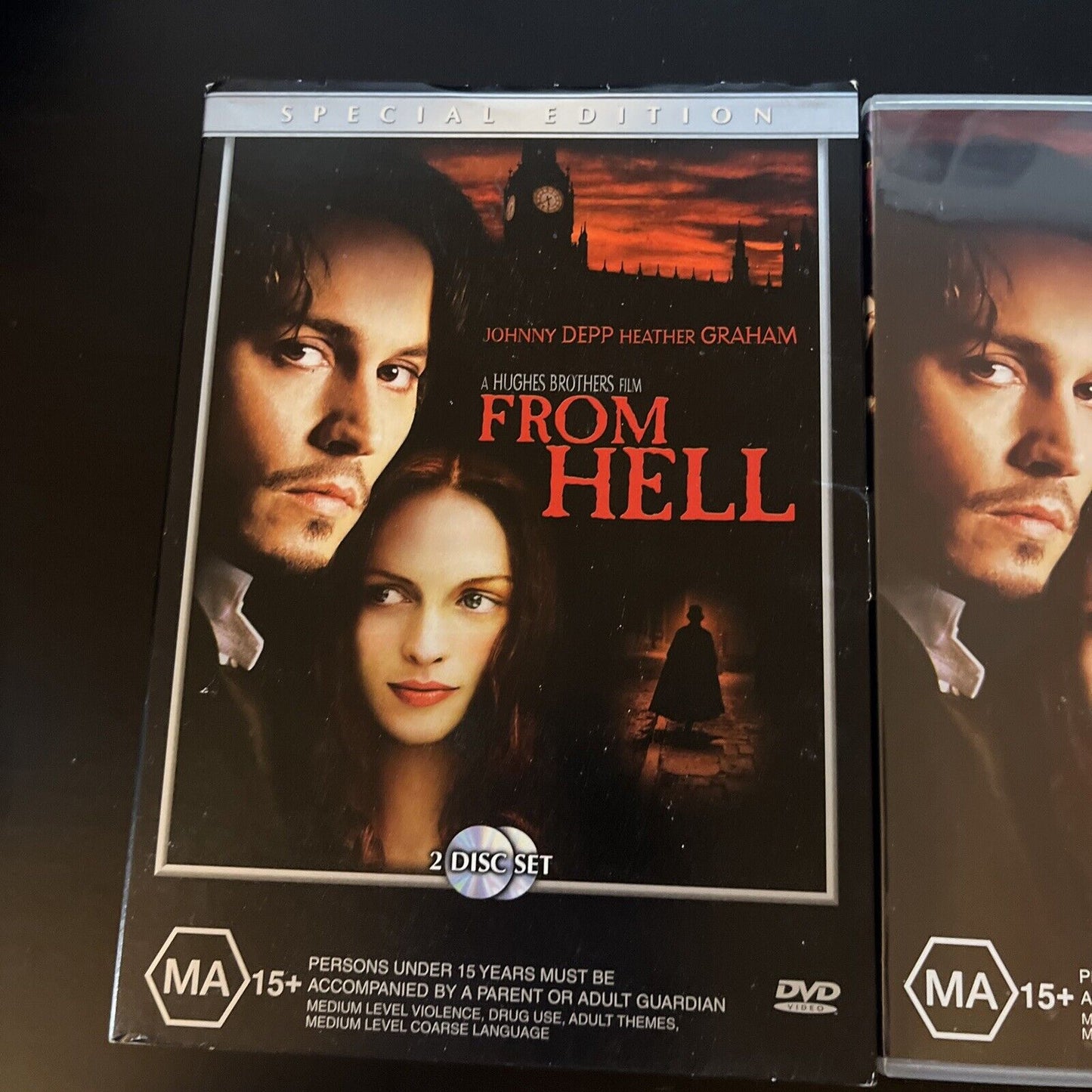 From Hell (Special Edition, DVD, 2001, 2-Disc) Johnny Depp Region 4