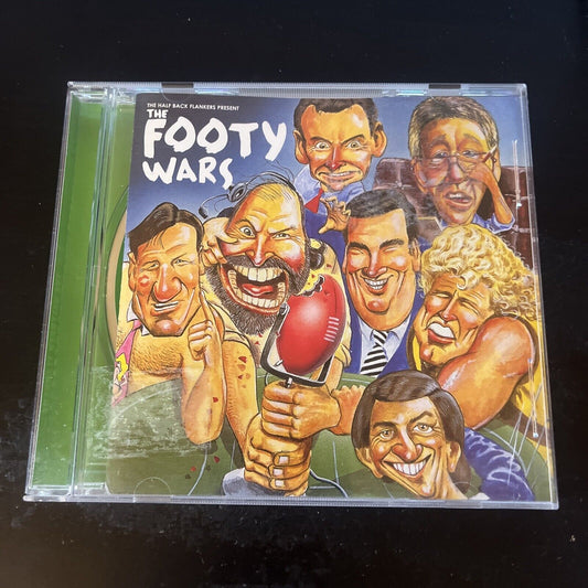 The Footy Wars - The Halfback Flankers (CD, 1999) Sam Newman, Rex Hunt