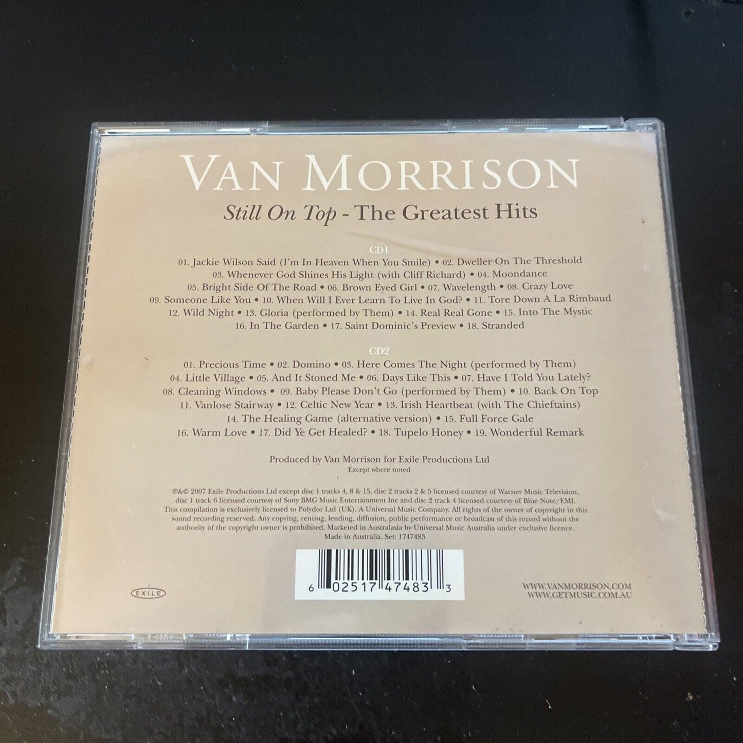 Van Morrison - Still on Top: The Greatest Hits (CD, 2007, 2-Disc)