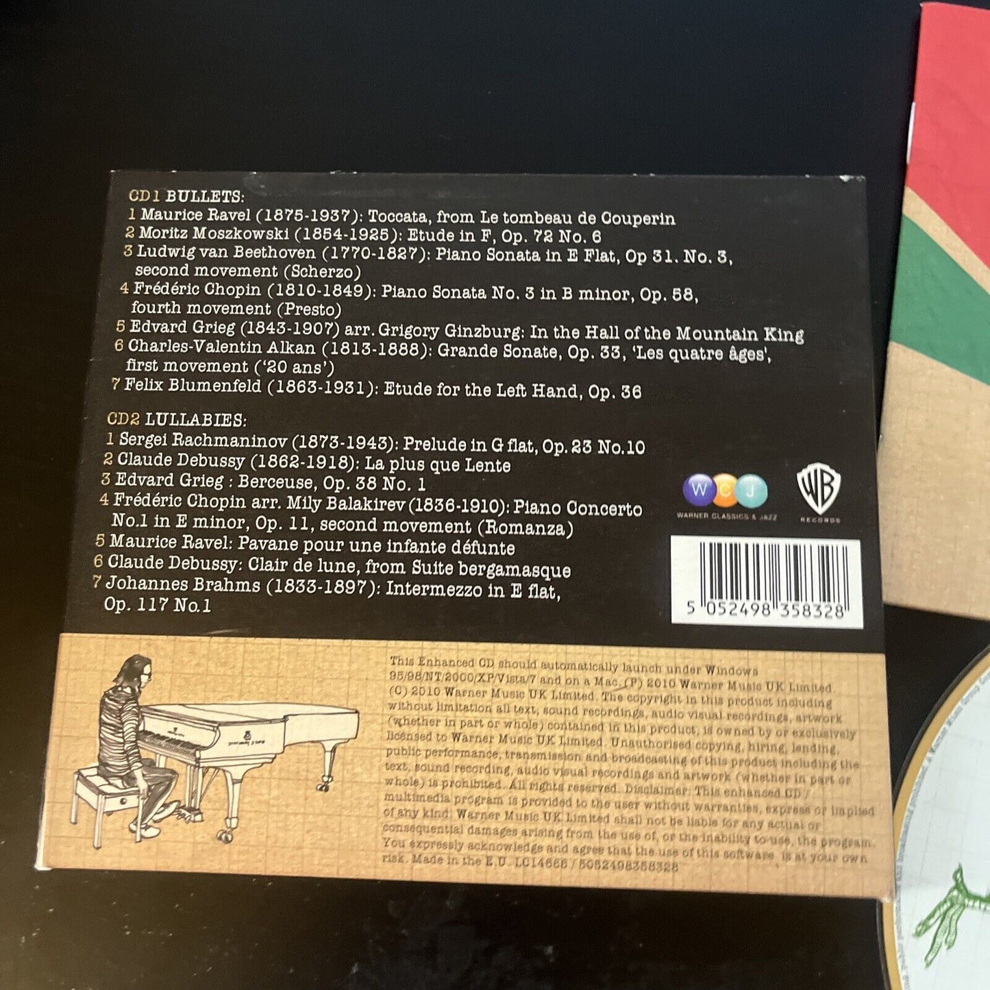 James Rhodes - Bullets & Lullabies (CD, 2010, 2-Disc)