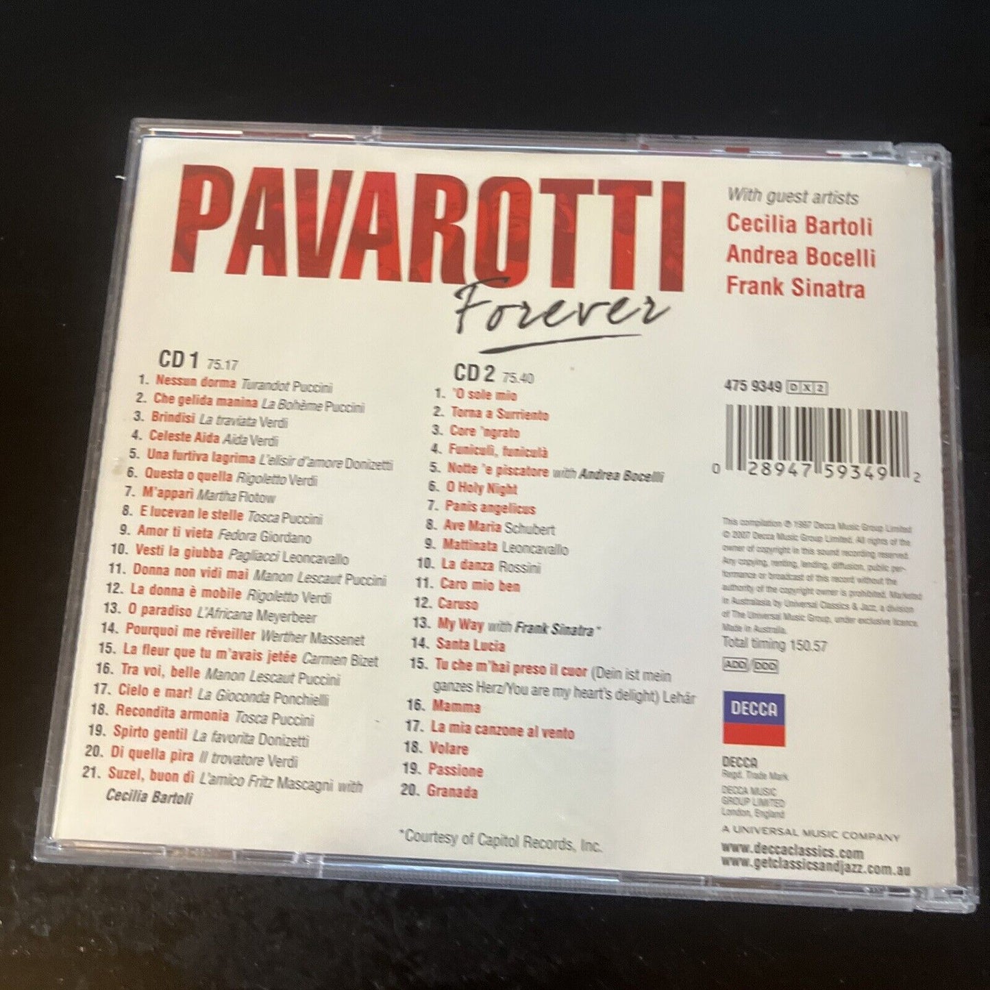 Luciano Pavarotti - Pavarotti Forever (CD, 2007, 2-Disc)