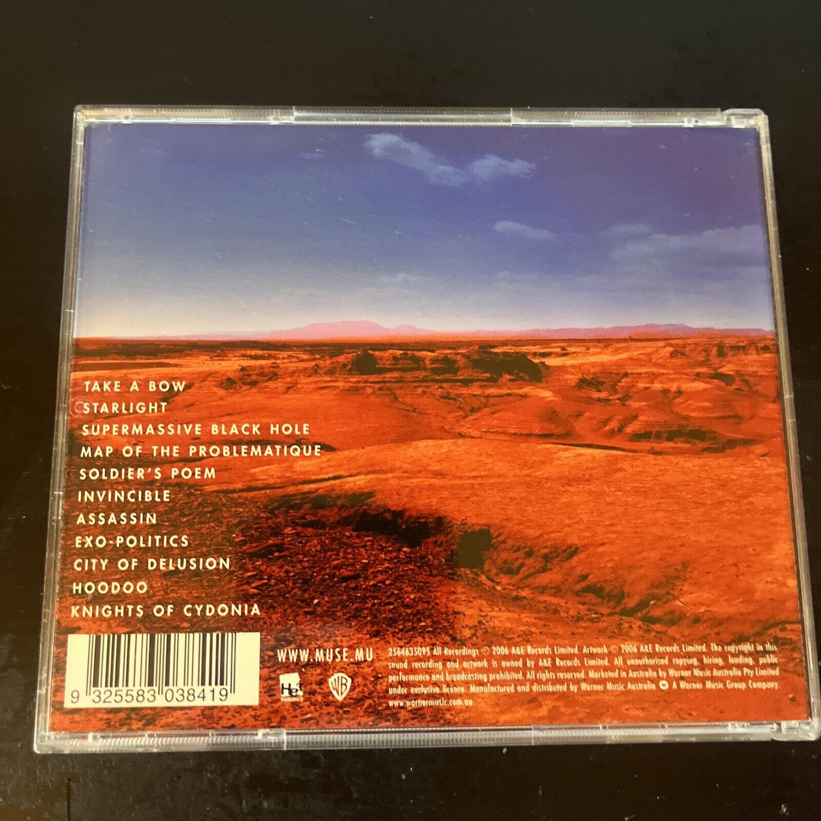 Muse – Black Holes & Revelations (CD, 2006) Alternative Rock – Retro Unit