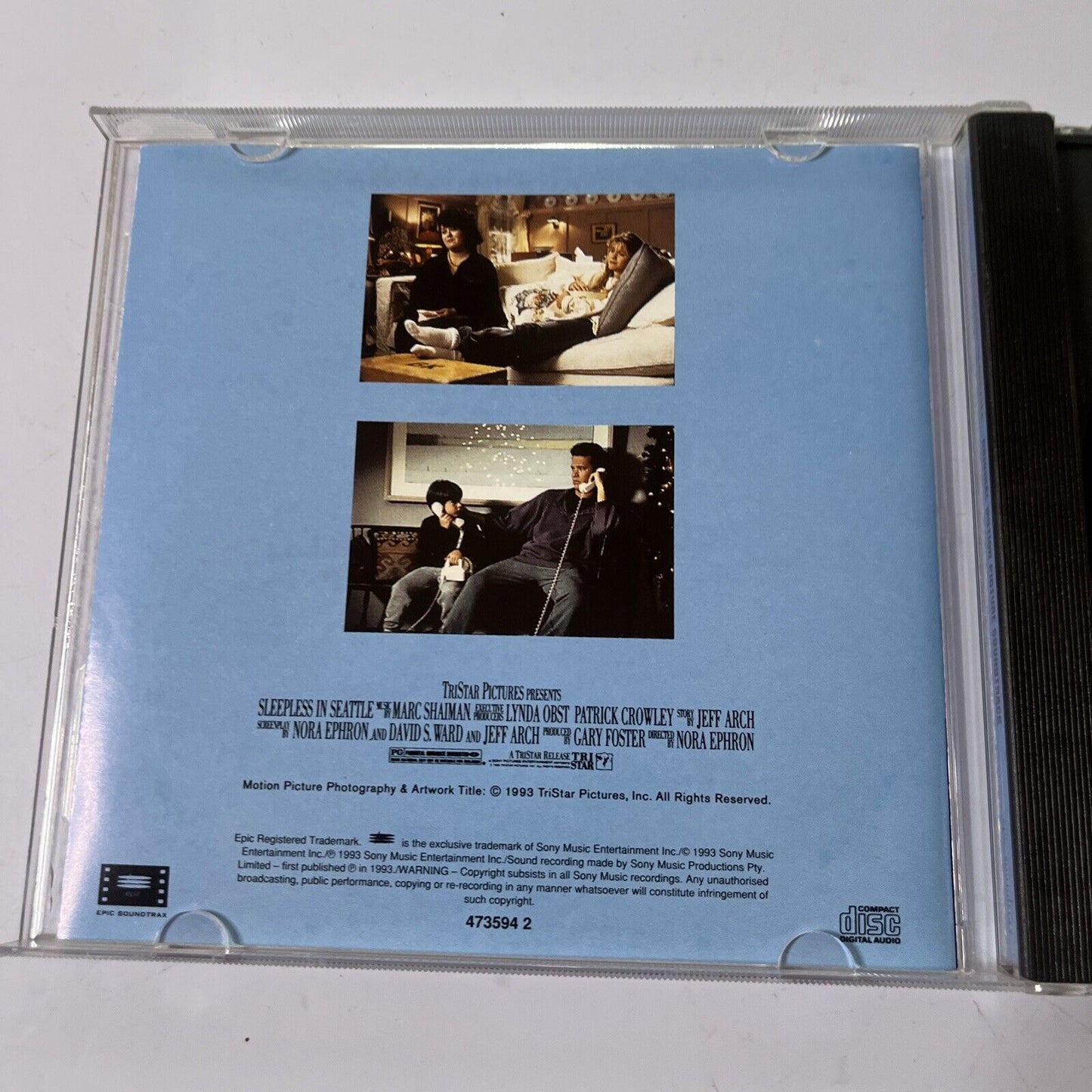 Sleepless in Seattle Original Movie Soundtrack (CD, 1993)