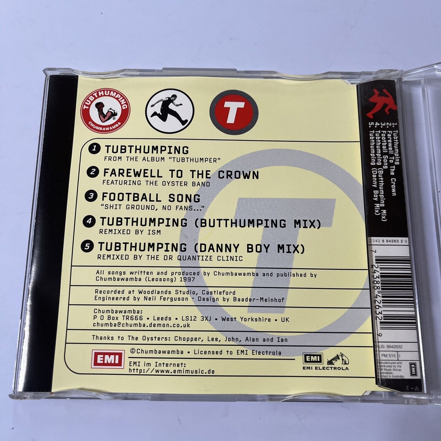 Chumbawamba - Tubthumping (CD, 1997) – Retro Unit