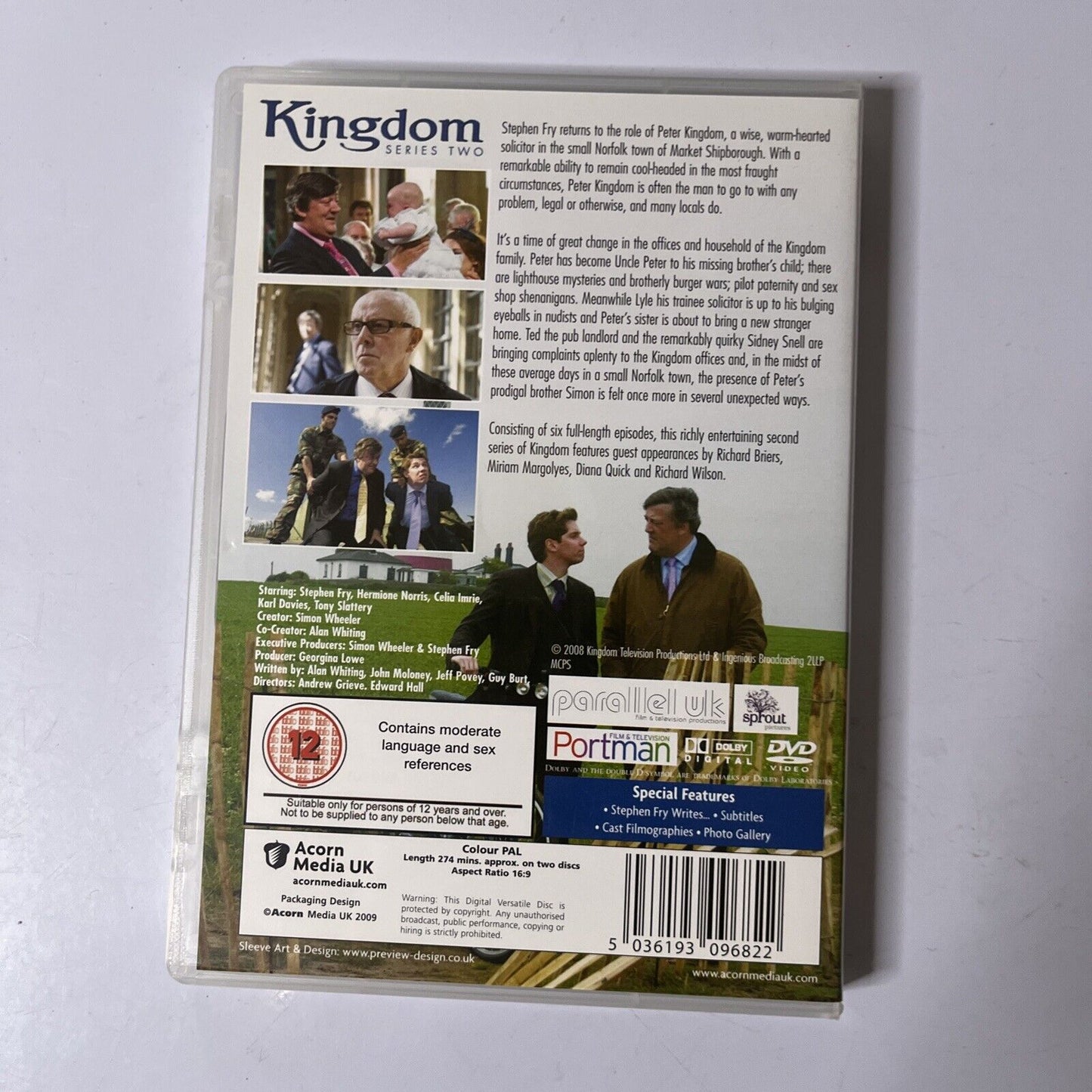 KINGDOM - Series 2 (DVD, 2009) Stephen Fry NEW All Regions