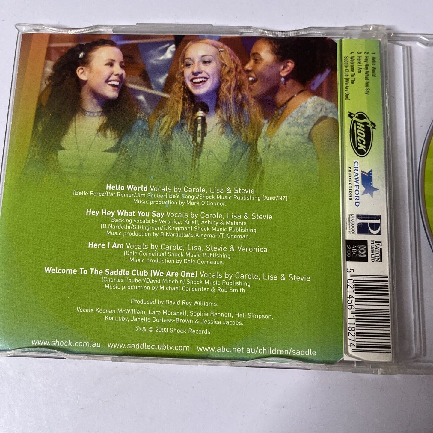 The Saddle Club - Undercover Movers & Shakers / Hello World (CD, 2003, 2-Disc)