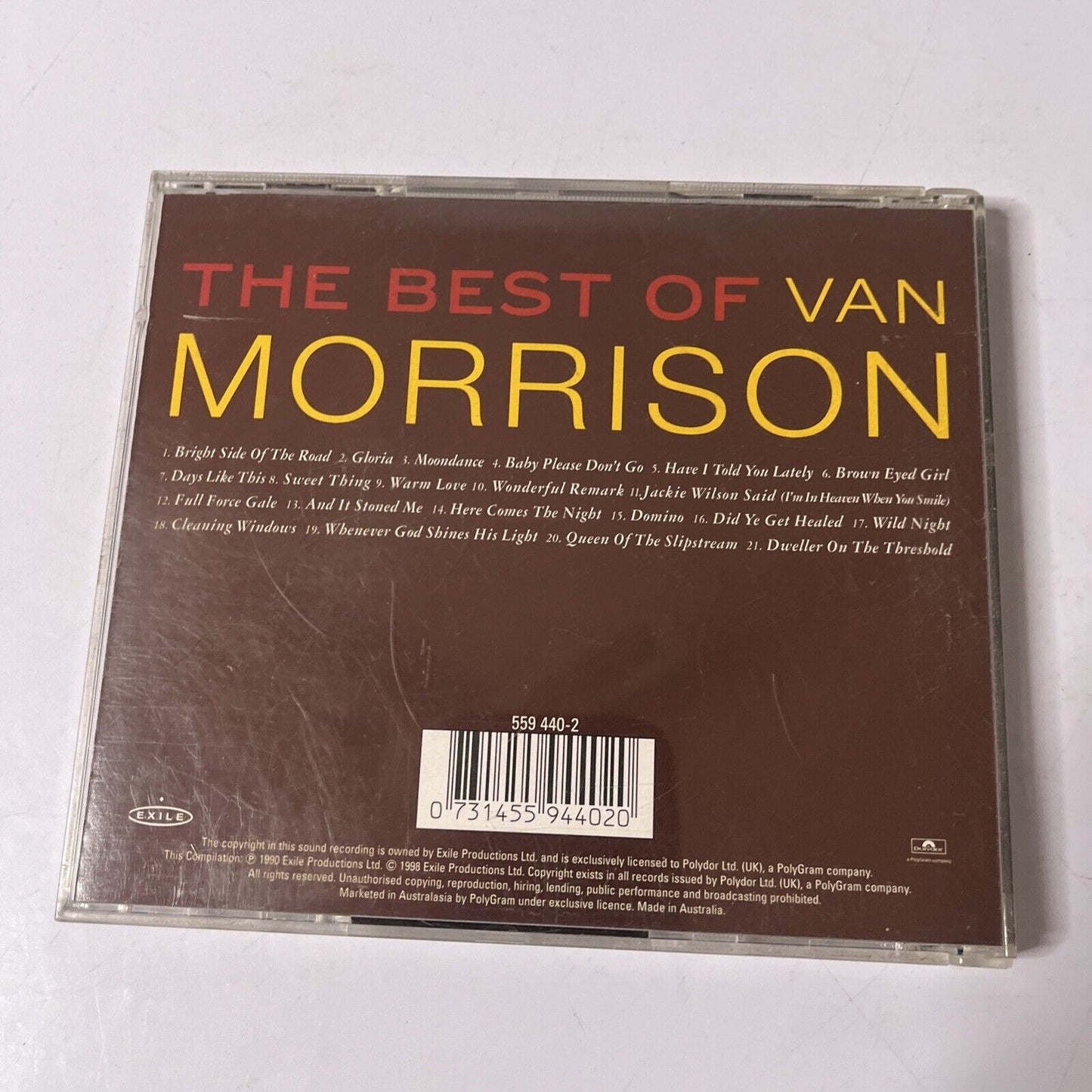 Van Morrison - The Best of Van Morrison (CD, 1990)